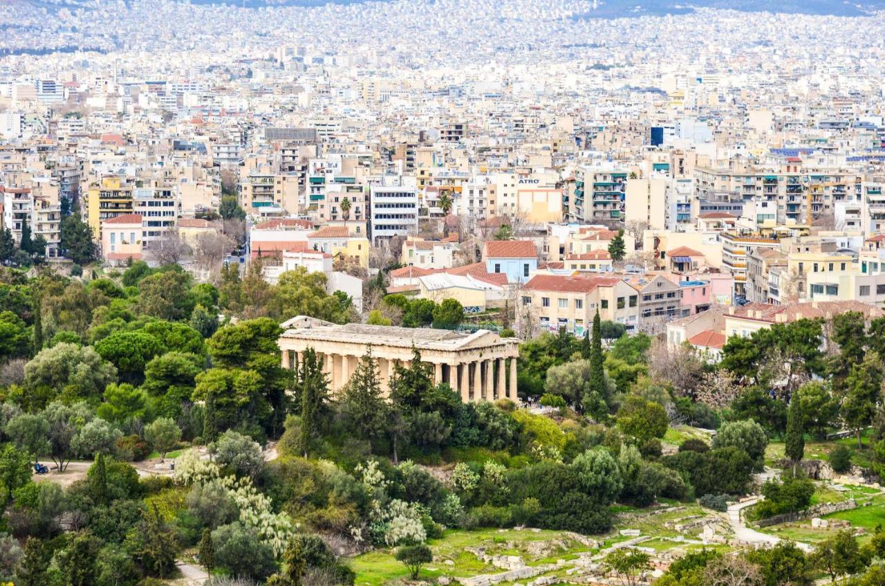 Athens Stylish Next To Acropolis, Metro Stop Fix المظهر الخارجي الصورة