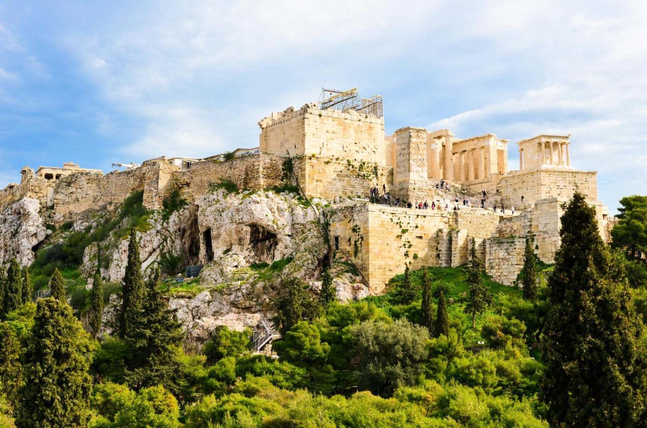 Athens Stylish Next To Acropolis, Metro Stop Fix المظهر الخارجي الصورة